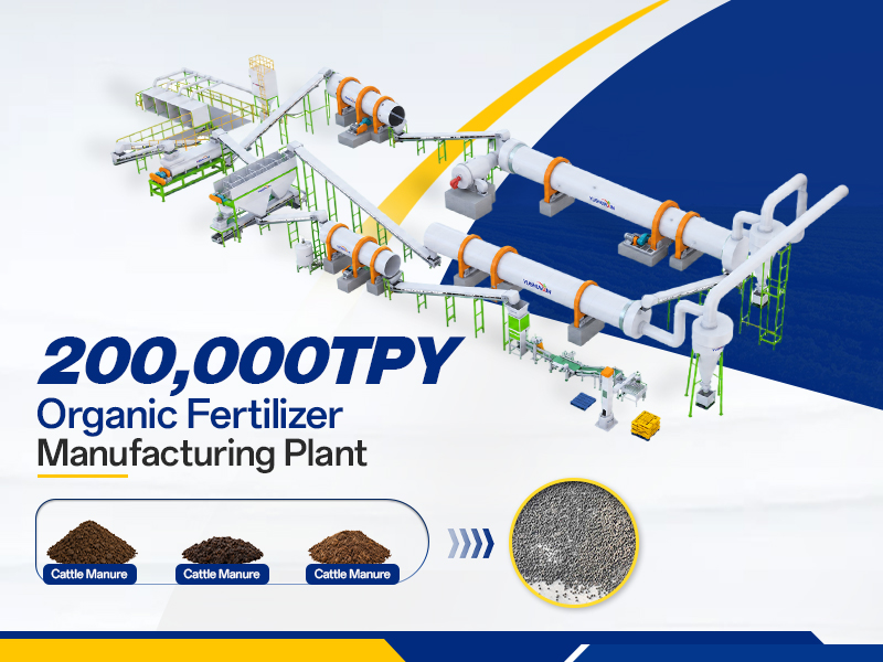 200,000 Planta de Fabricación de Fertilizantes Orgánicos TPY