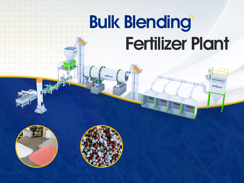 Planta de producción de fertilizantes de mezcla a granel