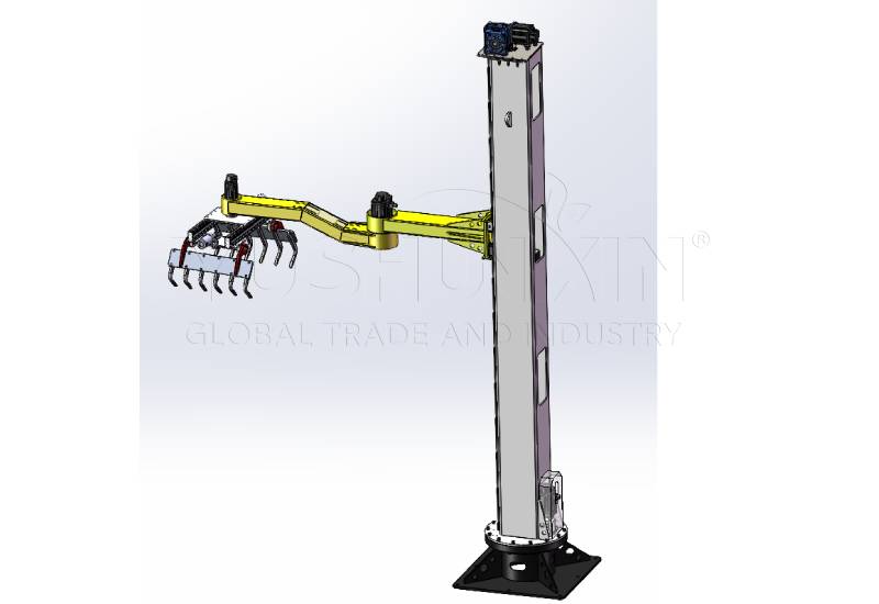Rendering of a column-type palletizer