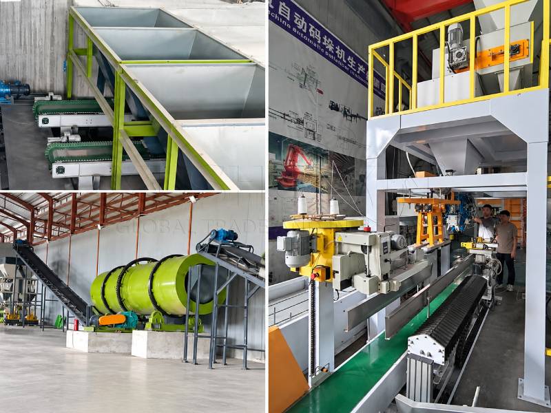 20-30 tph bb fertilizer plant granules blending system