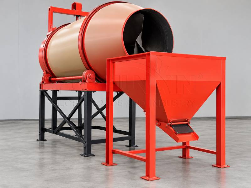 Red BB fertilizer equipment customized for a Russian client