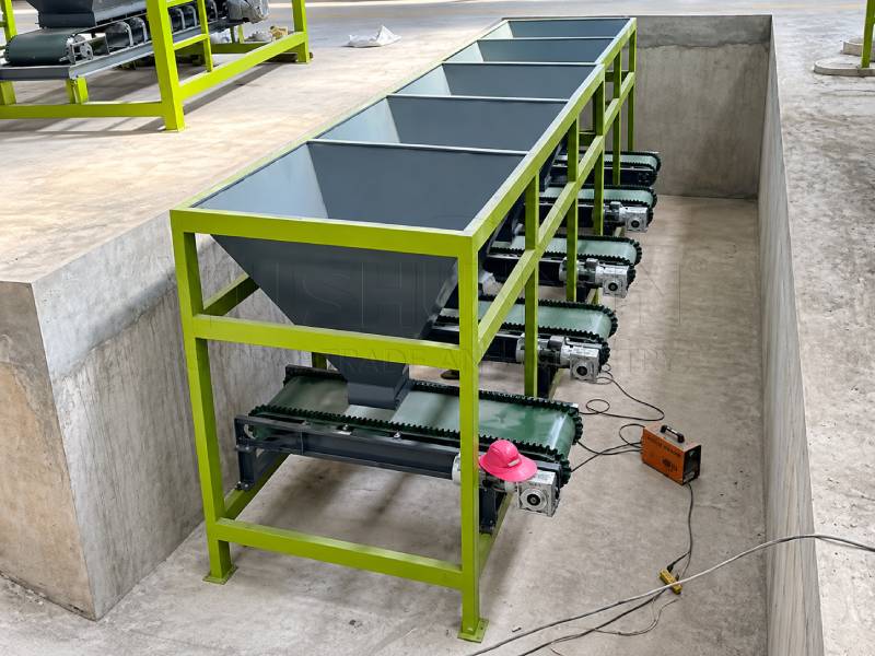 dynamic batching machine with 5 hoppers